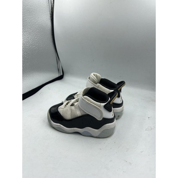 Michael Jordan Nike Air Jordan 6 Rings TD Size 5C White Metallic Gold CW6997 100 - Picture 3 of 7